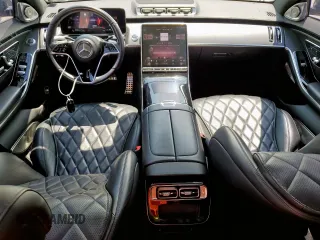 2022 Mercedes-Benz S 580 z VIN W1K6G7GB6NA098643, wystawiony jako Copart lot #60996695 z przebiegiem 48 976 mil mil oraz Czysty tytuł • Clean title. Historia ofert i sprzedaży dostępna na DreamBid. Obrazek 8.