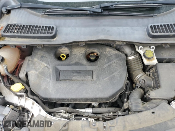 2017 Ford Escape Titanium with VIN 1FMCU0J96HUC12822, listed as a Copart auction lot 54259375 with 127,114 mi miles and Salvage Title. Bid and sale history available at DreamBid. Image 12.