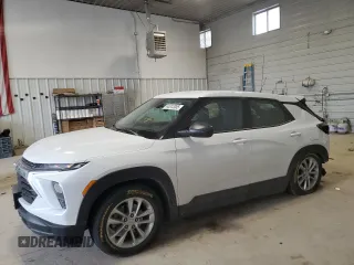 2024 Chevrolet TrailBlazer LS with VIN KL79MMS24RB030196, listed as a Copart auction lot 44512005 with 10,212 mi miles and Salvage Title. Bid and sale history available at carsss.com. Image 1.