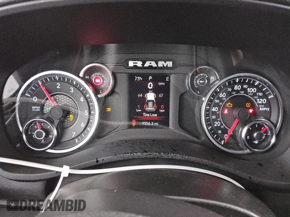 2024 Ram 2500 Big Horn with VIN 3C6UR5DJ9RG412716, listed as a Copart auction lot 62608565 with 9,556 mi miles and Clean title. Bid and sale history available at DreamBid. Image 9.