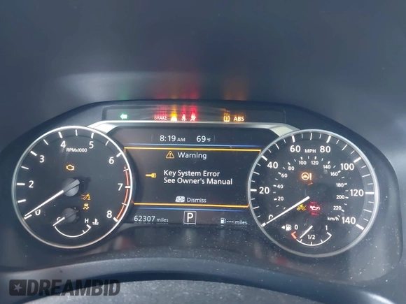 2020 Nissan Altima SV with VIN 1N4BL4DV4LN319458, listed as a IAAI auction lot 42160543 with 62,307 mi miles and . Bid and sale history available at DreamBid. Image 7.