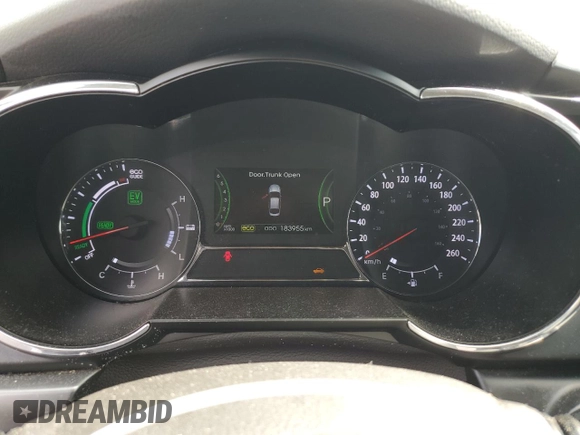 2013 Kia Optima EX with VIN KNAGM4AD2D5054191, listed as a Copart auction lot 59552495 with 183,955 mi miles and Salvage title. Bid and sale history available at DreamBid. Image 9.