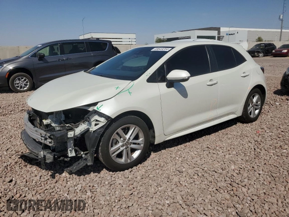 2019 Toyota Corolla Hatchback SE with VIN JTNK4RBE4K3027841, listed as a Copart auction lot 69649204 with 72,490 mi miles and Salvage Title. Bid and sale history available at carsss.com. Image 1.
