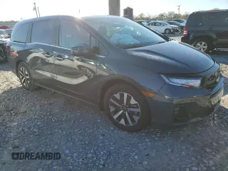 2025 Honda Odyssey EX-L with VIN 5FNRL6H68SB010600, listed as a Copart auction lot 84069294 with Not Provided miles and Salvage Title. Bid and sale history available at carsss.com. Image 4.