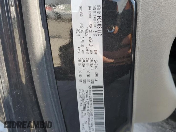 2017 Dodge Grand Caravan SE z VIN 2C4RDGBG0HR736808, wystawiony jako Copart lot #53211685 z przebiegiem Nie podano mil oraz Czysty tytuł • Clean title. Historia ofert i sprzedaży dostępna na DreamBid. Obrazek 14.