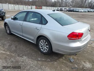 2015 Volkswagen Passat 1.8T S with VIN 1VWAT7A30FC013994, listed as a IAAI auction lot 41509741 with 85,328 mi miles. Bid and sale history available at carsss.com. Image 3.