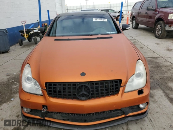 2006 Mercedes-Benz CLS-Class AMG with VIN WDDDJ76X36A056244, listed as a Copart auction lot 87377804 with 0 mi miles and Salvage Title. Bid and sale history available at carsss.com. Image 5.
