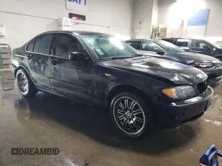 2004 BMW 3 Series 330xi with VIN WBAEW53434PN32952, listed as a Copart auction lot 44027245 with 128,785 mi miles and Salvage Title. Bid and sale history available at carsss.com. Image 4.