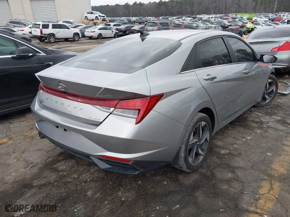 2023 Hyundai Elantra Limited with VIN 5NPLP4AG8PH114305, listed as a IAAI auction lot 41529640 with 30,498 mi miles. Bid and sale history available at carsss.com. Image 4.