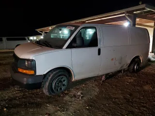 2011 Chevrolet Express Cargo with VIN 1GCSGAFX5B1112952, listed as a Copart auction lot 79344424 with 253,206 mi miles and Salvage title. Bid and sale history available at DreamBid. Image 1.