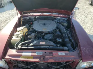 1989 Mercedes-Benz 560 SL with VIN WDBBA48D0KA098849, listed as a Copart auction lot 76013404 with 48,814 mi miles and Salvage Title. Bid and sale history available at carsss.com. Image 11.