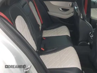 2017 Mercedes-Benz C 43 AMG with VIN 55SWF6EB3HU186733, listed as a Copart auction lot 44679185 with 47,889 mi miles and Salvage Title. Bid and sale history available at DreamBid. Image 10.
