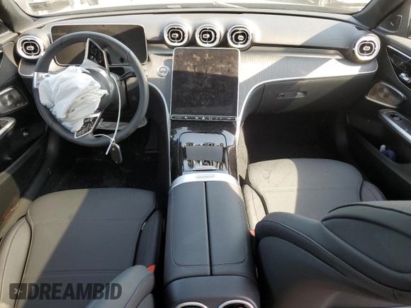 2025 Mercedes-Benz C 300 with VIN W1KAF4HB9SR249921, listed as a Copart auction lot 60754255 with Not provided miles and Salvage title. Bid and sale history available at DreamBid. Image 8.