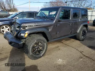 2021 Jeep Wrangler Unlimited Sport Altitude with VIN 1C4HJXDG0MW856658, listed as a Copart auction lot 86251414 with 30,579 mi miles and Salvage Title. Bid and sale history available at carsss.com. Image 1.