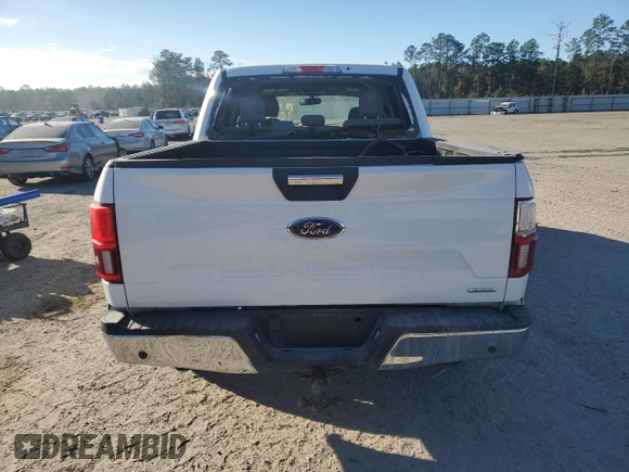 2020 Ford F-150 XL with VIN 1FTEW1EP1LFB38518, listed as a Copart auction lot 85150834 with Not Provided miles and Salvage Title. Bid and sale history available at carsss.com. Image 6.