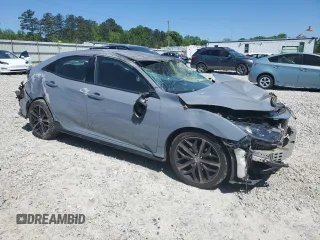 2021 Honda Civic Sport with VIN SHHFK7H49MU209490, listed as a Copart auction lot 53316845 with 65,774 mi miles and Non Repairable. Bid and sale history available at DreamBid. Image 4.