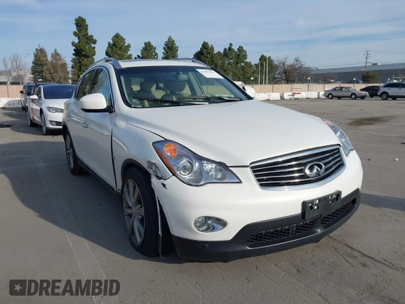 2014 Infiniti QX50 Journey with VIN JN1BJ0HPXEM210387, listed as a IAAI auction lot 41692201 with 27,549 mi miles. Bid and sale history available at carsss.com. Image 1.