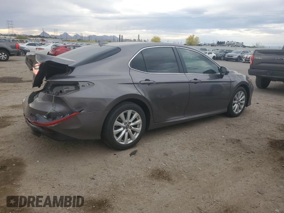 2019 Toyota Camry LE with VIN 4T1B11HK2KU217476, listed as a Copart auction lot 52567925 with 84,416 mi miles and Salvage Title. Bid and sale history available at carsss.com. Image 3.