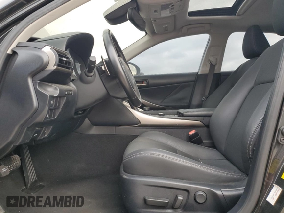 2019 Lexus IS with VIN JTHBA1D23K5092328, listed as a Copart auction lot 53528815 with 34,245 mi miles and Salvage Title. Bid and sale history available at carsss.com. Image 7.