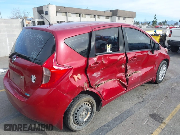 2014 Nissan Note S with VIN 3N1CE2CP5EL385359, listed as a IAAI auction lot 41400657 with 82,801 mi miles and . Bid and sale history available at DreamBid. Image 4.