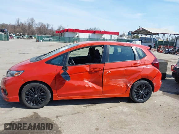 2018 Honda Fit Sport with VIN 3HGGK5H68JM717180, listed as a IAAI auction lot 41751424 with 35,011 mi miles. Bid and sale history available at carsss.com. Image 14.