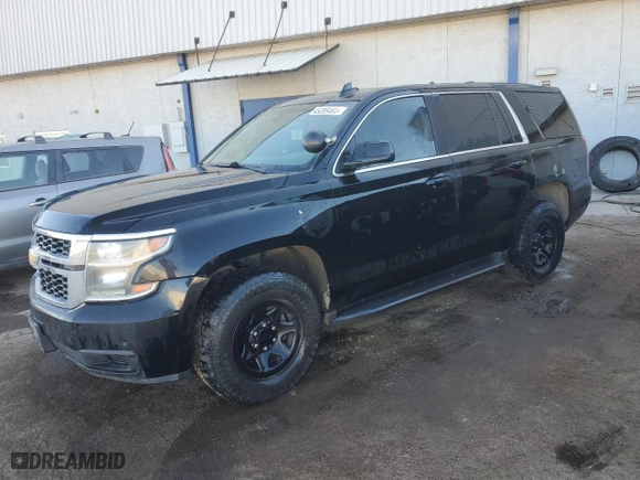 2016 Chevrolet Tahoe Commercial with VIN 1GNSKDEC0GR281629, listed as a Copart auction lot 45089465 with 166,485 mi miles and Clean Title. Bid and sale history available at carsss.com. Image 1.