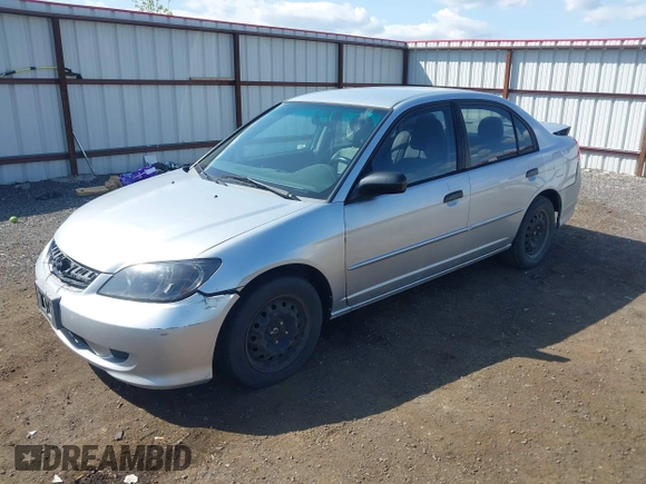 2005 Honda Civic LX with VIN 2HGES16575H537655, listed as a IAAI auction lot 42087479 with 189,307 mi miles and . Bid and sale history available at DreamBid. Image 2.