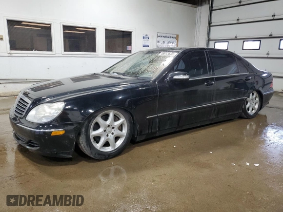 2004 Mercedes-Benz S 430 with VIN WDBNG83J64A405380, listed as a Copart auction lot 48613625 with 128,042 mi miles and Clean Title. Bid and sale history available at DreamBid. Image 1.