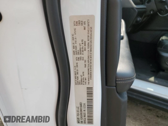 2021 Jeep Grand Cherokee Limited with VIN 1C4RJKBG8M8134451, listed as a Copart auction lot 59796135 with 49,038 mi miles and Salvage title. Bid and sale history available at DreamBid. Image 14.