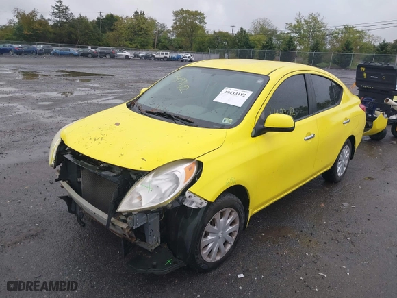 2012 Nissan Versa SV with VIN 3N1CN7AP9CL852473, listed as a IAAI auction lot 40433182 with 87,810 mi miles. Bid and sale history available at carsss.com. Image 18.
