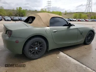 2003 BMW Z4 2.5i z VIN 4USBT334X3LS48351, wystawiony jako Copart lot #56222935 z przebiegiem 85 940 mil mil oraz Szkody całkowita. Historia ofert i sprzedaży dostępna na DreamBid. Obrazek 3.