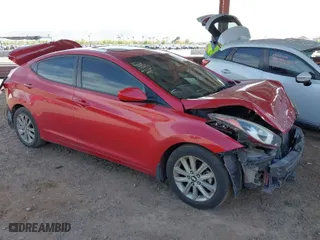 2014 Hyundai Elantra SE with VIN KMHDH4AE0EU178577, listed as a IAAI auction lot 41940128 with 1 mi miles. Bid and sale history available at carsss.com. Image 1.