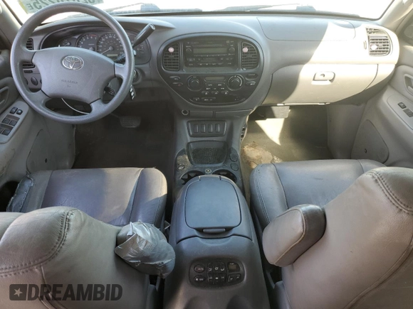 2005 Toyota Sequoia SR5 with VIN 5TDBT44A55S253751, listed as a Copart auction lot 52070225 with 191,245 mi miles and Salvage Title. Bid and sale history available at DreamBid. Image 8.