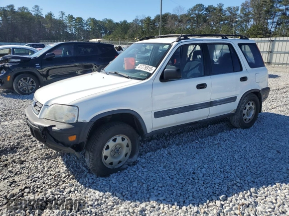 2000 Honda CR-V LX with VIN JHLRD1841YC010235, listed as a Copart auction lot 41779915 with 188,104 mi miles and Salvage Title. Bid and sale history available at carsss.com. Image 1.