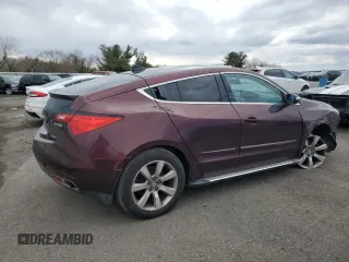 2010 Acura ZDX Tech Pkg with VIN 2HNYB1H45AH503945, listed as a Copart auction lot 49806025 with 135,283 mi miles and Salvage Title. Bid and sale history available at carsss.com. Image 3.