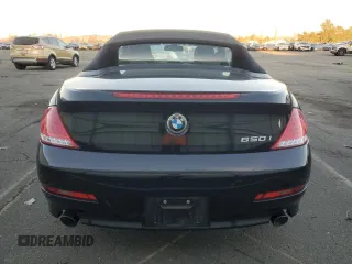 2010 BMW 6 Series 650i with VIN WBAEB5C52AC226140, listed as a Copart auction lot 84452814 with 60,728 mi miles and Salvage Title. Bid and sale history available at carsss.com. Image 6.