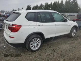 2016 BMW X3 xDrive28i with VIN 5UXWX9C54G0D76844, listed as a Copart auction lot 52458505 with 79,221 mi miles and Salvage Title. Bid and sale history available at carsss.com. Image 3.