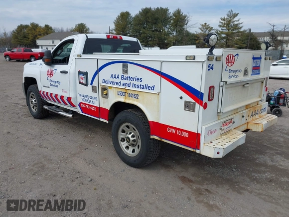 2017 Chevrolet Silverado 3500HD with VIN 1GC0KYEG4HZ401007, listed as a IAAI auction lot 41629647 with 210,431 mi miles and . Bid and sale history available at DreamBid. Image 3.
