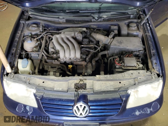 2002 Volkswagen Jetta with VIN WVWRB61J62W078021, listed as a Copart auction lot 58660375 with 251,833 mi miles and Clean title. Bid and sale history available at DreamBid. Image 11.