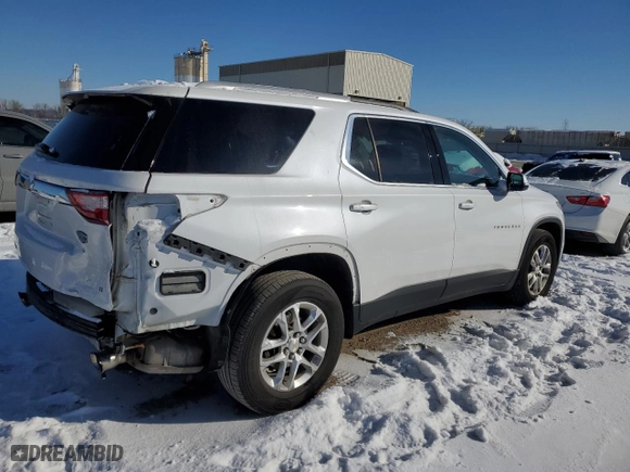 2018 Chevrolet Traverse LT Cloth with VIN 1GNEVGKW7JJ260772, listed as a Copart auction lot 44811295 with 112,263 mi miles and Salvage Title. Bid and sale history available at carsss.com. Image 3.