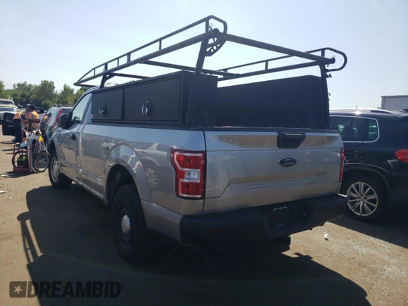 2020 Ford F-150 XL with VIN 1FTMF1C50LKE01683, listed as a Copart auction lot 70235144 with 57,325 mi miles and Salvage Title. Bid and sale history available at carsss.com. Image 2.