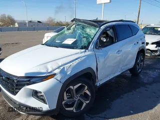 2022 Hyundai Tucson Limited with VIN 5NMJECAE5NH027087, listed as a IAAI auction lot 40995326 with 15,083 mi miles. Bid and sale history available at carsss.com. Image 6.