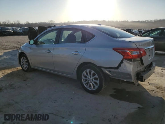 2018 Nissan Sentra SV with VIN 3N1AB7AP3JL655697, listed as a Copart auction lot 48708675 with 111,175 mi miles and Salvage Title. Bid and sale history available at carsss.com. Image 2.