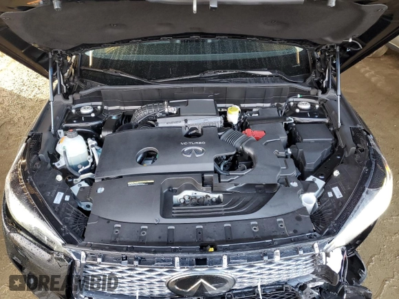 2022 Infiniti QX50 LUXE with VIN 3PCAJ5BA7NF120567, listed as a Copart auction lot 86774864 with 41,106 mi miles and Salvage Title. Bid and sale history available at carsss.com. Image 12.