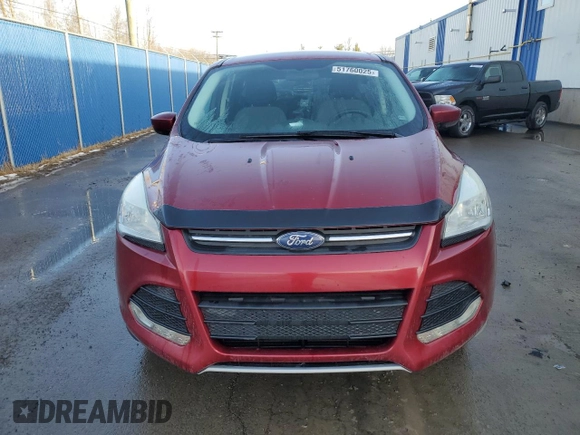 2013 Ford Escape SE with VIN 1FMCU0GX8DUB57628, listed as a Copart auction lot 51760025 with 211,083 mi miles and Salvage title. Bid and sale history available at DreamBid. Image 5.