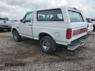 1996 Ford Bronco Custom with VIN 1FMEU15H7TLB45968, listed as a Copart auction lot 53925305 with 0 mi miles and Clean Title. Bid and sale history available at carsss.com. Image 2.