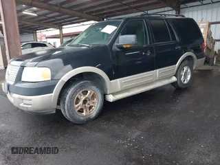 2006 Ford Expedition Eddie Bauer with VIN 1FMPU17526LA27603, listed as a IAAI auction lot 41953598 with 279,674 mi miles. Bid and sale history available at carsss.com. Image 2.