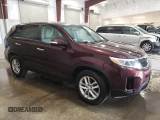 2015 Kia Sorento LX with VIN 5XYKT3A62FG645594, listed as a Copart auction lot 47445705 with 77,952 mi miles and Clean Title. Bid and sale history available at DreamBid. Image 4.