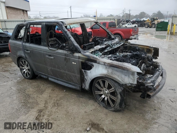 2009 Land Rover Range Rover Sport HSE with VIN SALSF25499A214547, listed as a Copart auction lot 41857865 with Not provided miles and Non repairable. Bid and sale history available at DreamBid. Image 4.