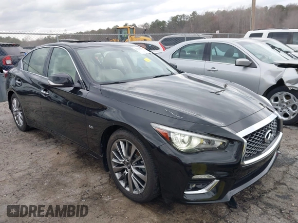 2018 Infiniti Q50 Sport with VIN JN1EV7AP4JM350322, listed as a IAAI auction lot 41704895 with 117,408 mi miles and . Bid and sale history available at carsss.com. Image 13.